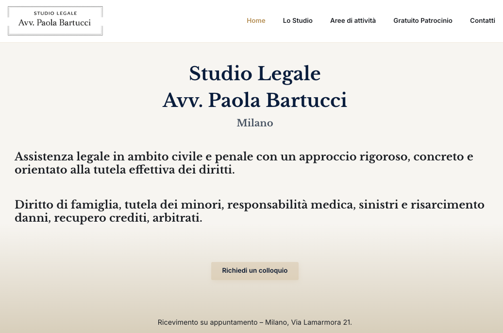 Studio Legale Avv. Paola Bartucci